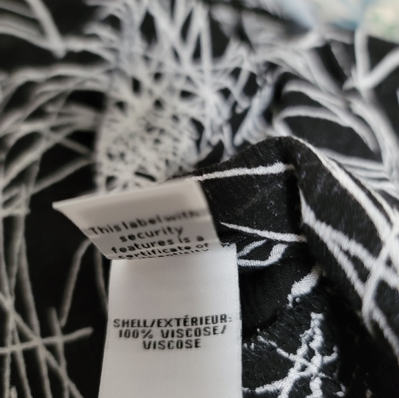 Diane Von Furstenberg Adele Jumpsuit Black Print Ruffle Off The Shoulder Size 0 - Picture 15 of 16